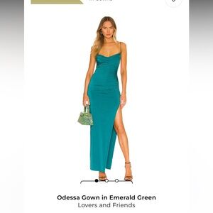 Lovers + Friends Maxi Dress in Teal